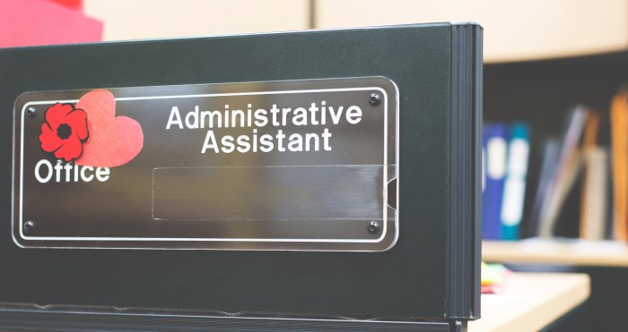 administrative assistant job description template